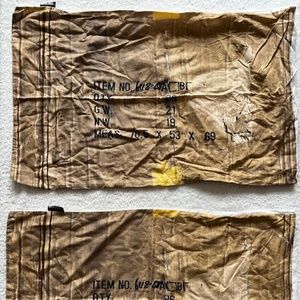2 Pillowcases that look like cardboard boxes